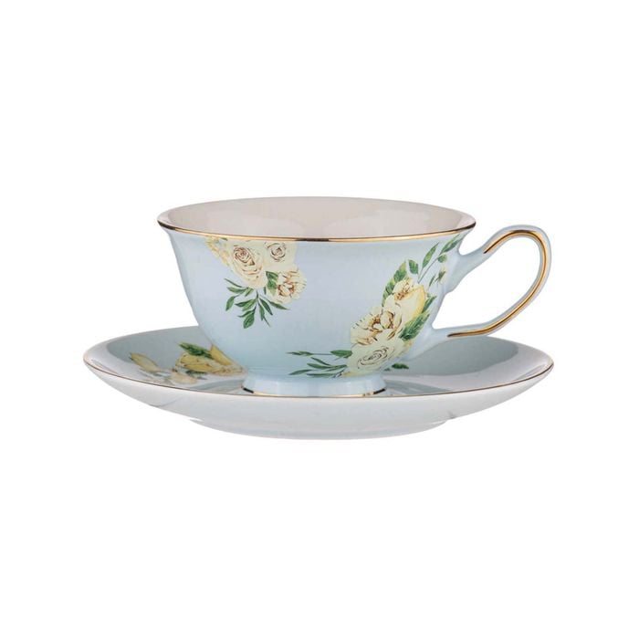 Ashdene Citrus Blooms Cup & Saucer 225ml