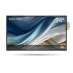 ENGLAON 24" HD LED 12V TV with Built-in DVD Player for Caravan Motorhome RV
