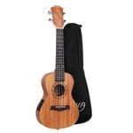 Alpha 26" Ukulele with Equaliser Natural Mahogany