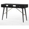 Modern Furniture RANIA Study Desk Console 120cm - Black Ash