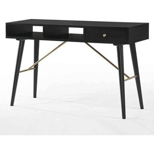 Modern Furniture RANIA Study Desk Console 120cm - Black Ash