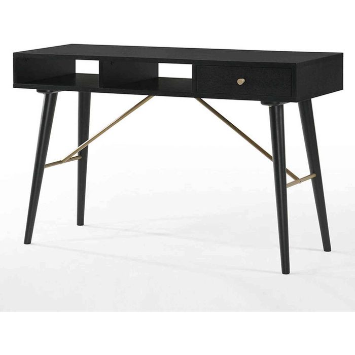 Modern Furniture RANIA Study Desk Console 120cm - Black Ash