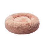 Pawz Round Pet Calming Bed Plush 80CM Pink