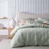 Vintage Design Homewares Single Light Slate Grey Malvern Sage Cotton Quilt Cover Set