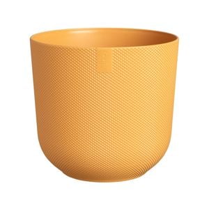 Elho 16cm Amber Yellow Jazz Round Pot