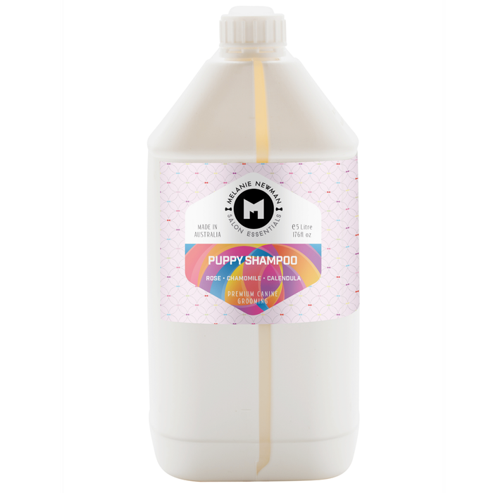Melanie Newman Puppy Grooming Shampoo Rose Chamomile & Calendula 5l