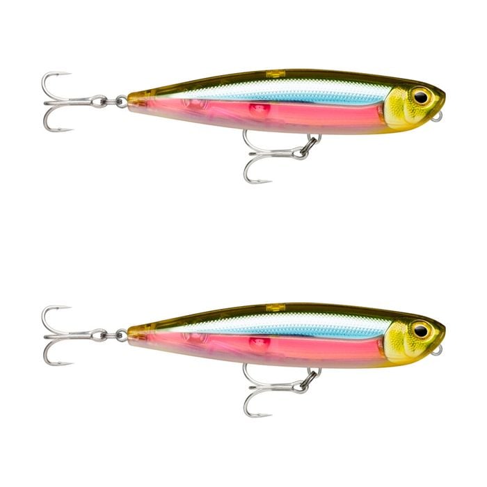 2x Rapala 11cm Precision Xtreme Pencil Saltwater Fishing Lures - Ghost Sandeel