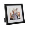 Home+wares 7x7" With 5x5" Opening Black Photo Frame - Pack Of 4