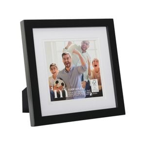 Home+wares 7x7" With 5x5" Opening Black Photo Frame - Pack Of 4