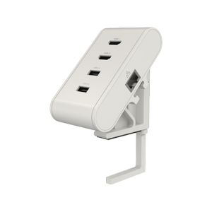 ZGO ZHUB Dual Video HDMI - White w/ Power Adapter USB-C