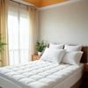 Royal Comfort Fitted Foam Mattress Topper 1000gsm White King