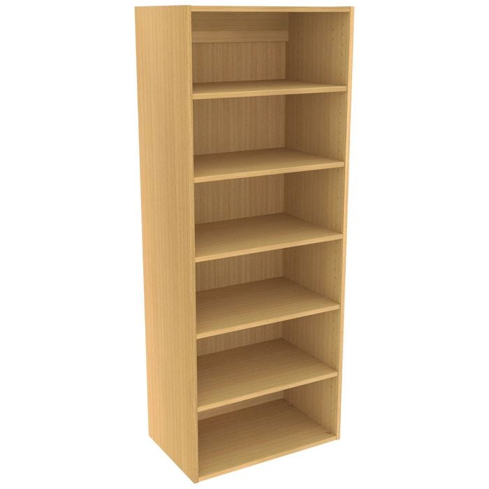 Lugna 1536 x 750 x 380mm Sand Ready to Assemble Robe Insert 5 Shelf Unit