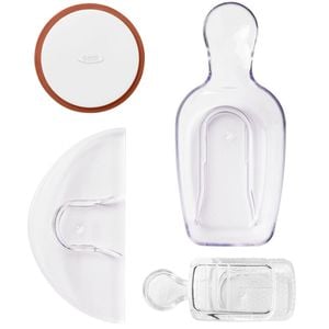 OXO Good Grips POP Accessories 4-Piece Baking Set – Brown Sugar Saver, Leveler, Scoop & Labels for POP Containers