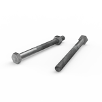 ZENITH M10 x 120mm Hot Dip Galvanised Hex Head Bolts and Nuts