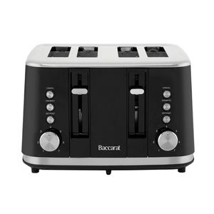 Baccarat The Brekkie Slice 4 Slice Toaster Black