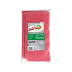 Sabco Professional Red Microwiz Cleaning Cloths - 5 Pack