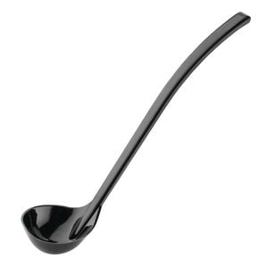 Vogue Polycarbonate Dispensing Ladle Black 28ml J704 Kitchen Utensil Serving Soup Broth Heat Resistant