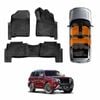Front Rear Floor Mats for Nissan Patrol 2012-Onwards Y62 Series Heavy Duty All Weather Car Mats Carpet Liner Set