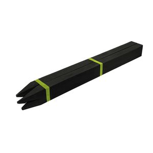 Lattice Makers 38 x 38 x 1800mm Black Hardwood Stakes - 3 Pack