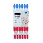 Boxsweden Soft Grip Clothes Pegs - 24 Pack