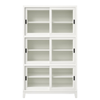 Stanley Beech Wood 2m High Bookcase in White