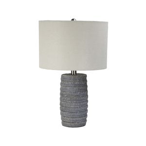 Oriel Lighting Strata Concrete Table Lamp 30cm