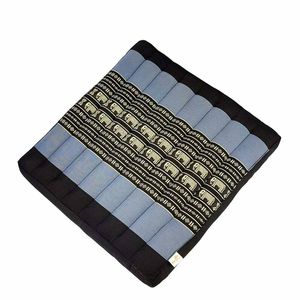 Thai Kapok Meditation Cushion - 50x50cm Square Yoga Seat | Handmade Thai Floor Cushion