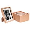 Nicola Spring Shadow Box Frames - 8 X 10" With 5 X 7" Mount - Light Wood - Pack Of 5