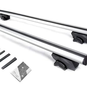 Elora Car Roof Rack Cross Bars Carrier Vehicle Lock Wrap Rails Adjustable 135cm