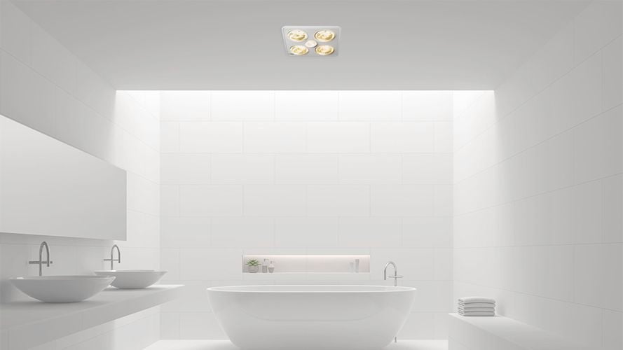 Tastic Silhouette installed in a modern bathroom.