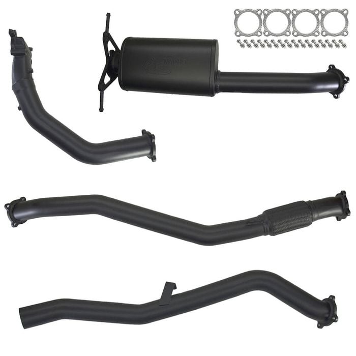 Ignite Exhausts Turbo Back For Nissan D22 Navara 2.5l 3" No Cat With Muffler 409 Stainless Steel