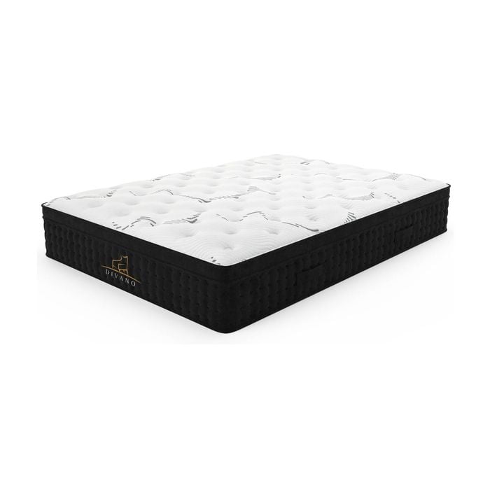 Divano Bedding 32cm Mattress Euro Top Pocket Spring Double