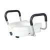 Levede Raised Toilet Seat with Handles Adjustable Height Aid Seniors White