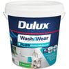 Dulux 10L Interior Paint Wash&Wear +PLUS Kitchen & Bathroom Semi Gloss Vivid White