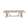 Hercules 280cm Solid Timber Dining Table Wash White