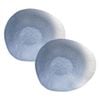 2PK Ecology Lightweight Reactive Glaze Porcelain Oyster Serving Bowl 27cm Midday