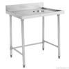 Modular Systems High Quality Stainless Steel Bench With Splashback  - Commercial Kitchen Benches (swcb-7-1200r)