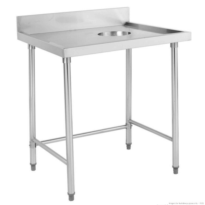 Modular Systems High Quality Stainless Steel Bench With Splashback  - Commercial Kitchen Benches (swcb-7-1200r)