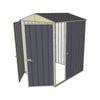 Build-a-Shed 1.5 x 1.5 x 2.3m Gable Single Sliding Side Door Shed - Grey