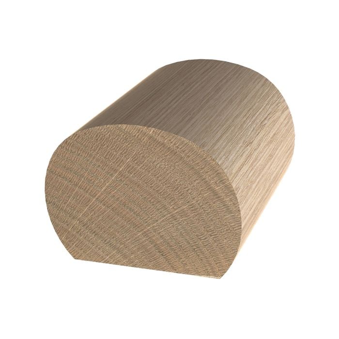 Porta 44 x 33mm 1.2m Tasmanian Oak Round Handrail 