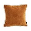 SOGA Sunset Orange Chenille Tassel Throw Pillow 45cm