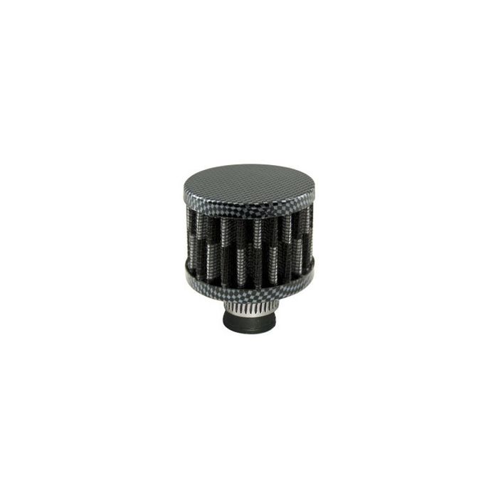 Zenzo 12mm Oil Catch Tank Crankcase Vent/Valve Breather Intake Round Air Filter