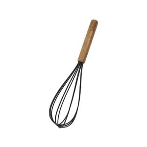 Bialetti St. Clare Silicone Whisk w/ Acacia Handle Black