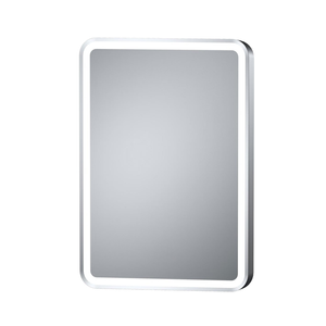 Barelli 900 x 600mm Brushed Nickel Signature High Specification Framed Rectangular Front Edge-Lit LED Mirror