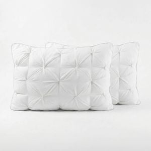 Royal Comfort 800gsm Luxury Hotel Pillow 2 Pack Microfibre 50x90cm White White Extra Large