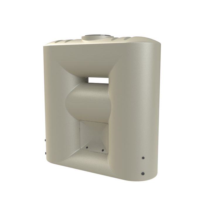 Melro Tanks 2000L Smooth Cream Slimline 2060 Poly Water Tank