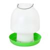 2pc Show Master Green and White Ball Type Poultry/Bird Drinker 115 2.5L