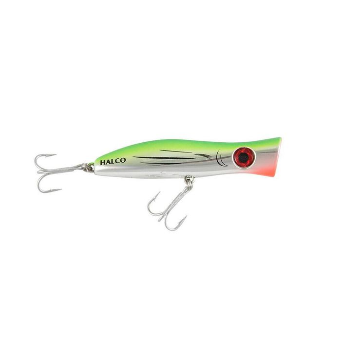 Halco Roosta Popper 105 Hard Body Surface Fishing Lure H81 Liquid Lime