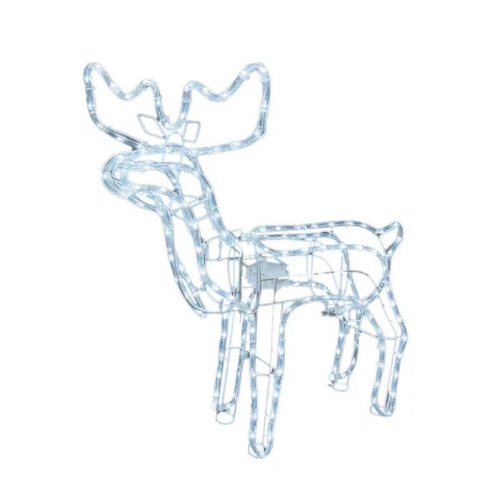 P&P Multicolour Animated LED Christmas Reindeer with Motor Indoor Outdoor Holiday Decor