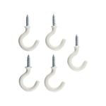 Everhang 13mm White PVC Cup Hook - 5 Pack
